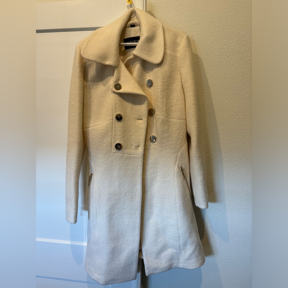 Guess women’s peacoat, size medium, new without tags, - Picture 5 of 8